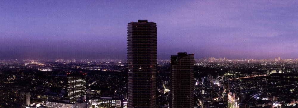 リエトコート武蔵小杉ザ・クラッシィタワー　夜の眺望